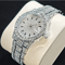 2025 Luxury Gold Iced Diamond Quartz Watch For Women 3