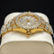 2025 Luxury Gold Iced Diamond Quartz Watch For Women 4
