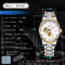 LONGLUX Automatic Skeleton Stainless Steel Luxury Watch For Men 5