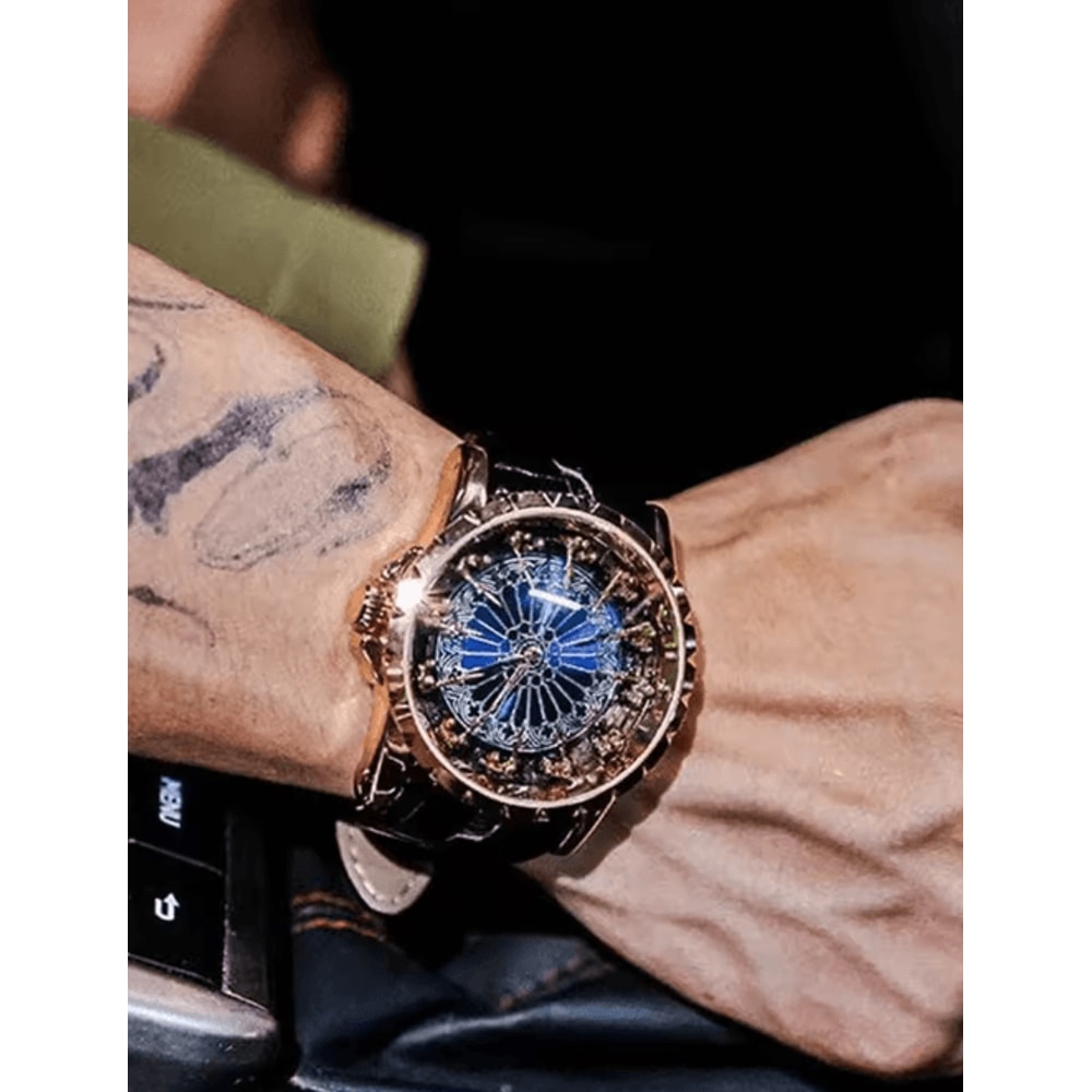 Mens Large Dial Luxury Sports Quartz Watch 1