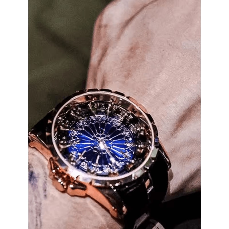 Mens Large Dial Luxury Sports Quartz Watch 4