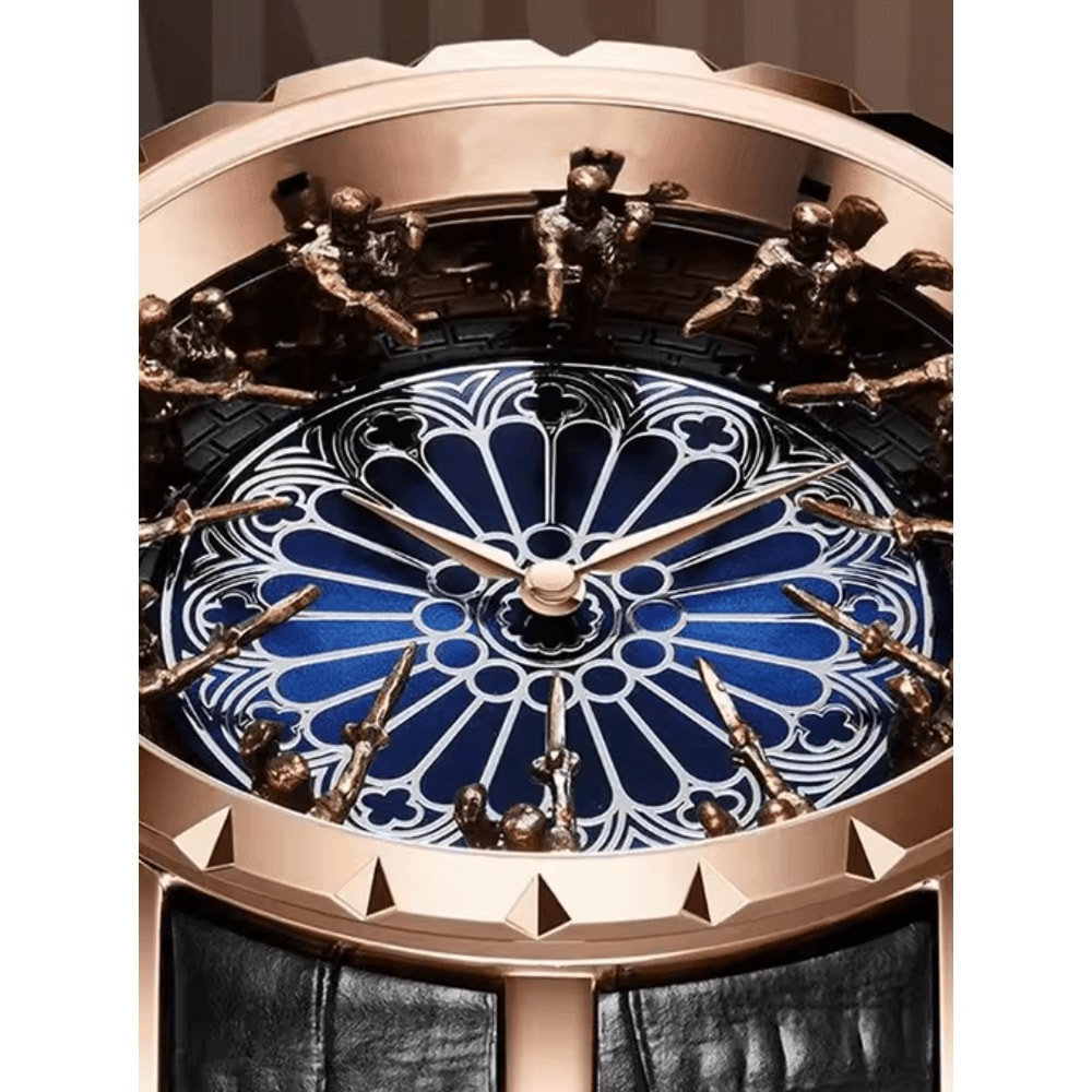 Mens Large Dial Luxury Sports Quartz Watch 5