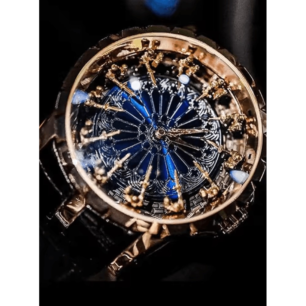 Mens Large Dial Luxury Sports Quartz Watch 0