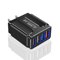 4 Port Quick Charge 30 USB Wall Charger With EU US Plug 1