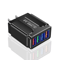4 Port Quick Charge 30 USB Wall Charger With EU US Plug 1