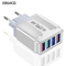 4 Port Quick Charge 30 USB Wall Charger With EU US Plug 0