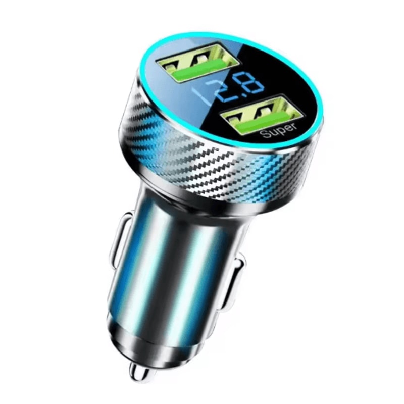 300W Multi Port USB Car Charger With Voltage Monitor 1