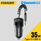 Essager Bluetooth 5 3 Car Adapter Fast Car Charger With 35mm AUX Bluetooth Adapter For Hands Free 0