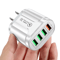 4 Port USB Wall Charger 3A QC 30 Fast Charger Adapter With EU And US Plug 1
