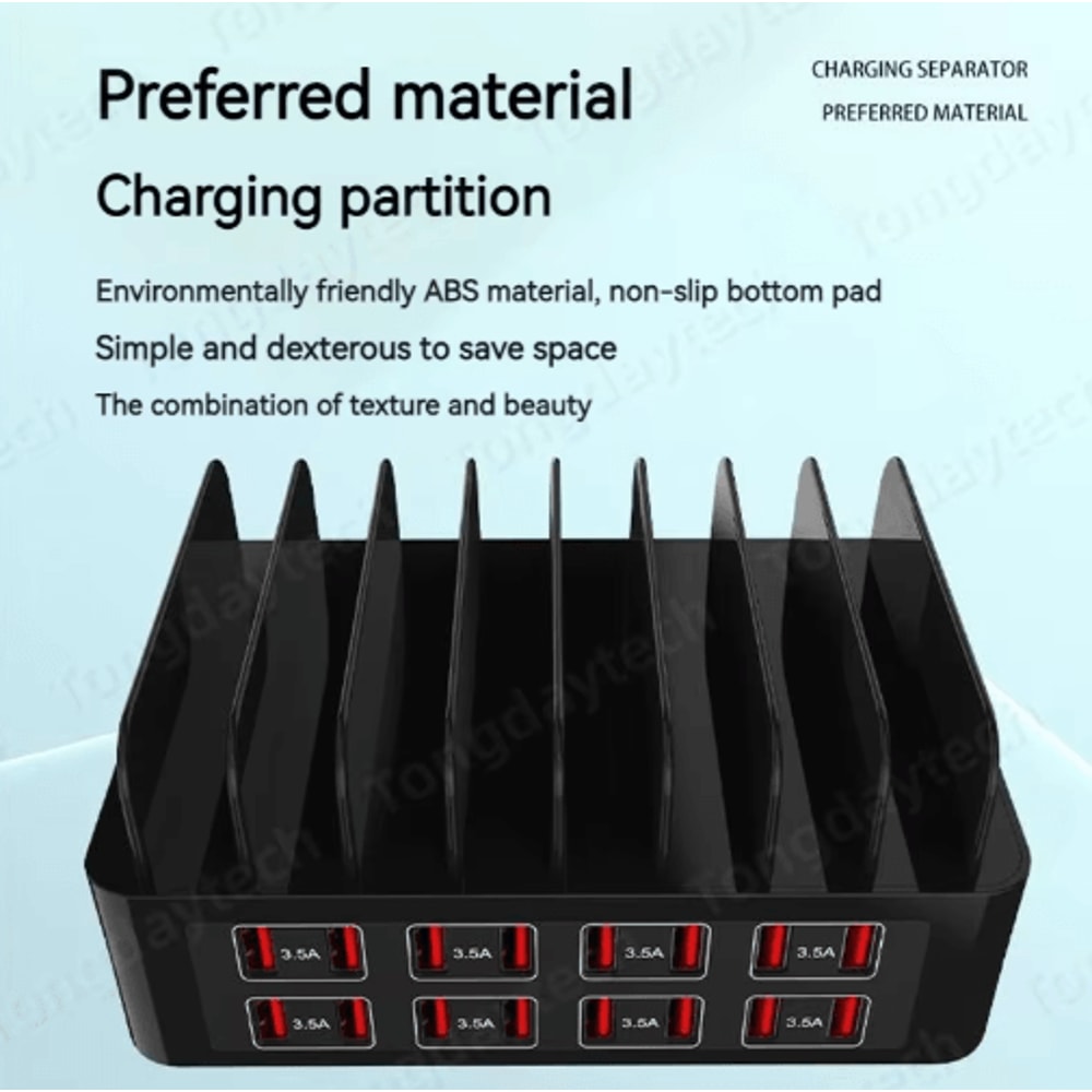 150W 16 Port USB C Charging Station Stand Universal Fast Charging Hub For Multiple Devices 4