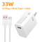 33W USB C Fast Charger With 6A Type C Cable Quick Charge Wall Adapter EU US Plug 1