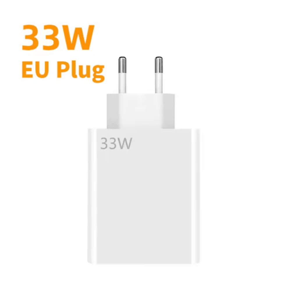33W USB C Fast Charger With 6A Type C Cable Quick Charge Wall Adapter EU US Plug 3