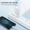 33W USB C Fast Charger With 6A Type C Cable Quick Charge Wall Adapter EU US Plug 5