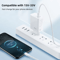 33W USB C Fast Charger With 6A Type C Cable Quick Charge Wall Adapter EU US Plug 5