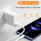33W USB C Fast Charger With 6A Type C Cable Quick Charge Wall Adapter EU US Plug 8