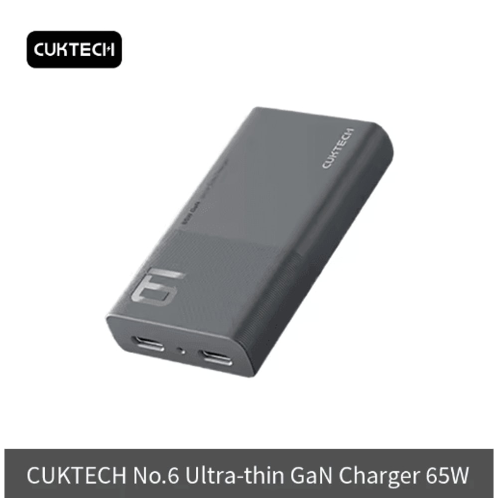 CUKTECH UltraThin 65W GaN Charger USB C PD 30 QC 30 Fast Wall Adapter 0