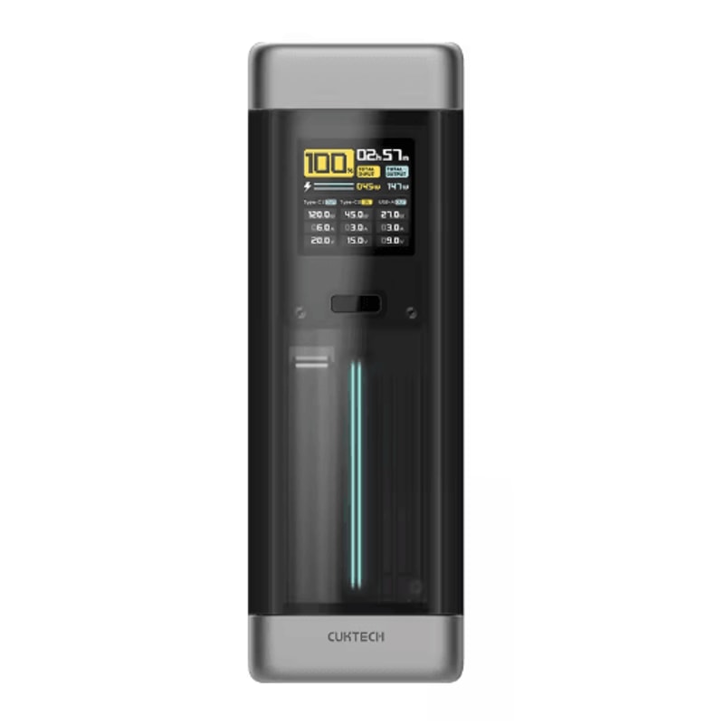 CUKTECH NO20 25000mAh 210W Power Bank With 140W USB C 3 Port Portable Charger 1