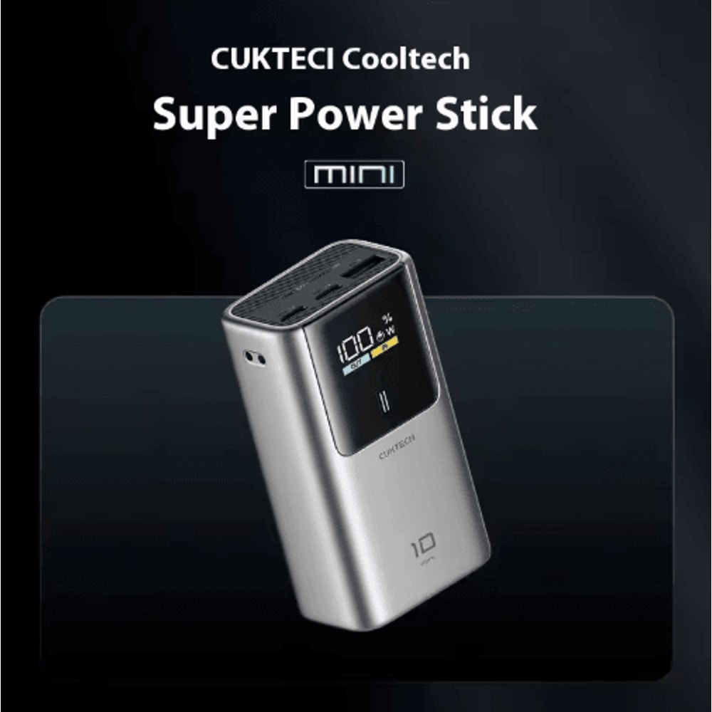 CUKTECH 10 Mini 10000mAh 55W Fast Charging Power Bank With Digital Display 3