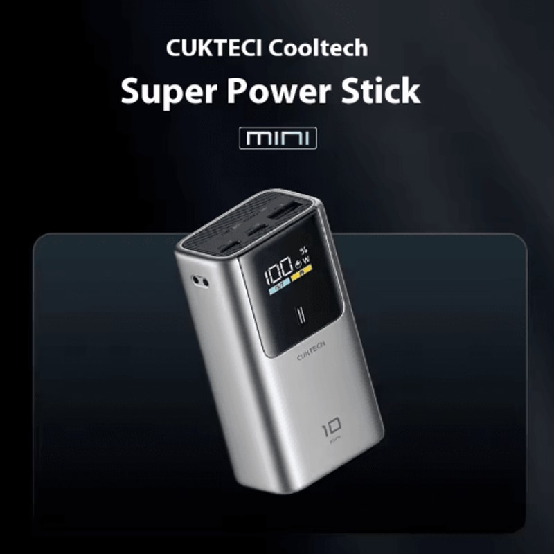 CUKTECH 10 Mini 10000mAh 55W Fast Charging Power Bank With Digital Display 0