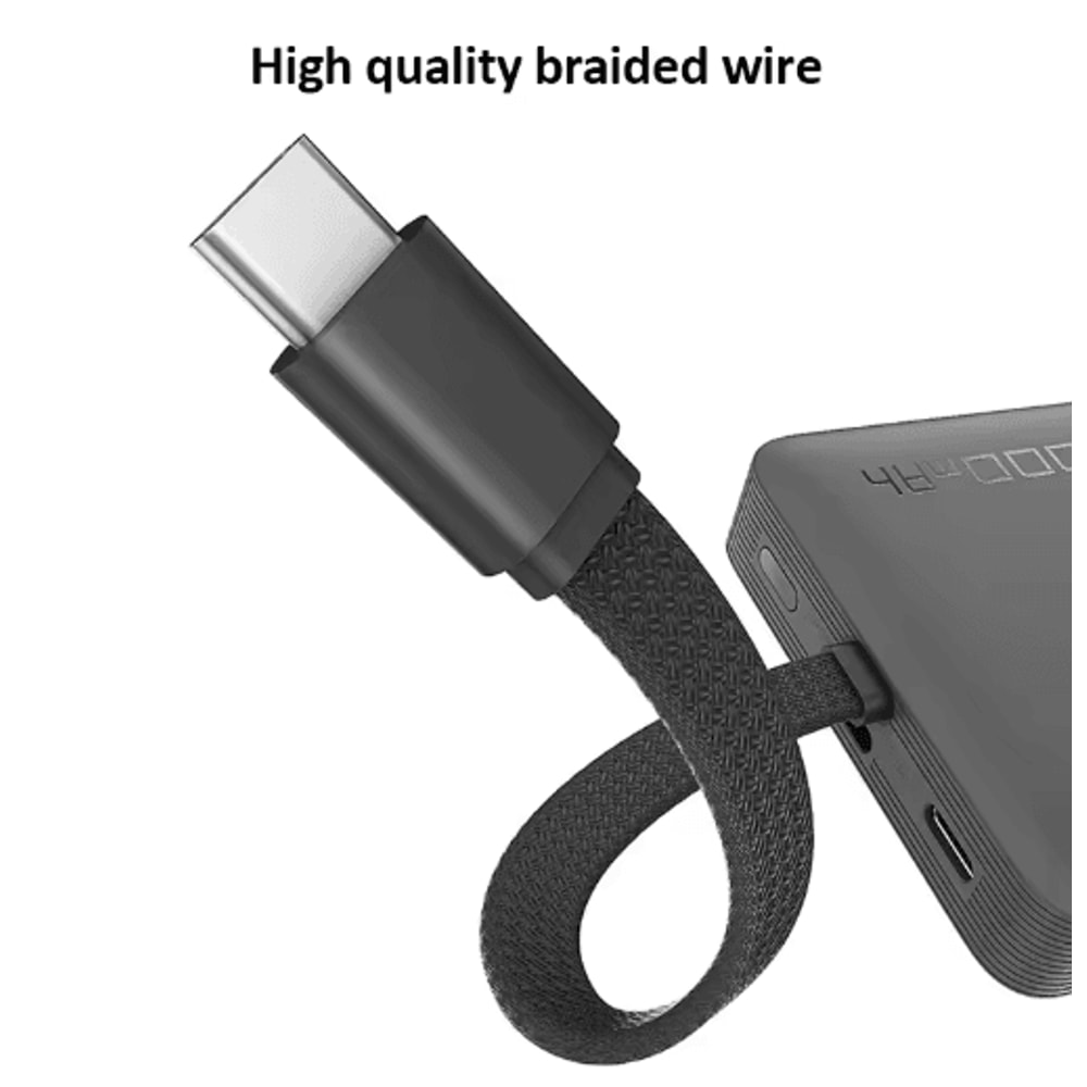 CUKTECH WPB100L Magnetic Power Bank 10000mAh With BuiltIn Cable And 75W Wireless Charging 5