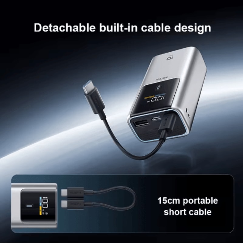 CUKTECH 10 Mini PB1055 10000mAh 55W 2Port Fast Charging Power Bank 2