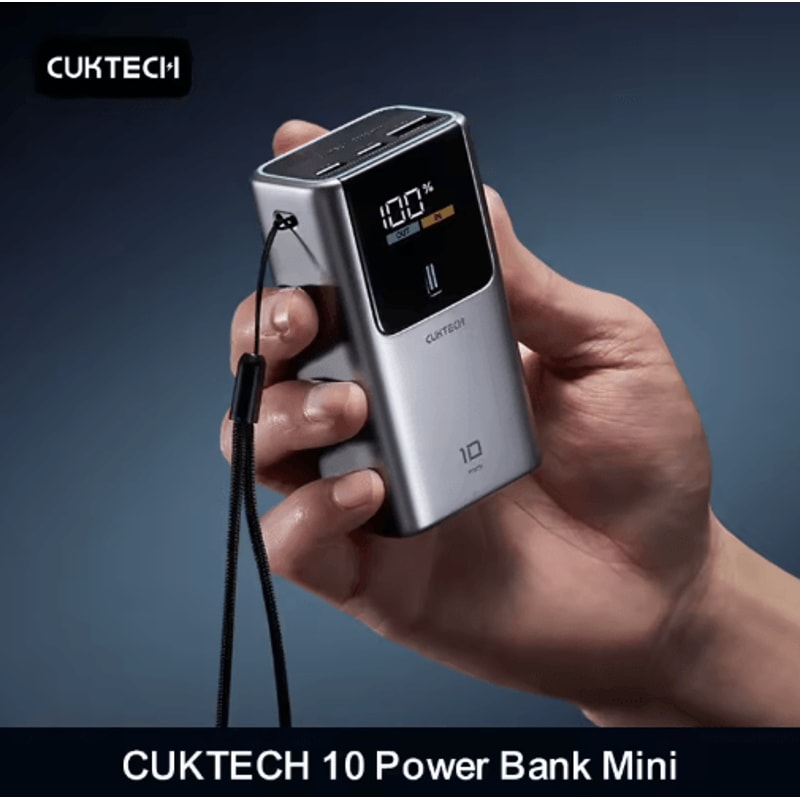 CUKTECH 10 Mini PB1055 10000mAh 55W 2Port Fast Charging Power Bank 0