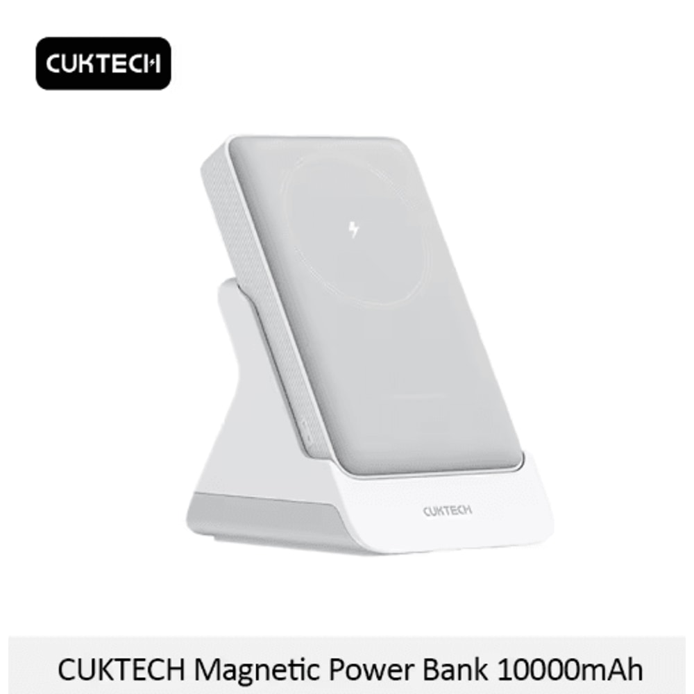 CUKTECH WPB100N Magnetic Power Bank 10000mAh With Charging Base And 75W Wireless Charging 0