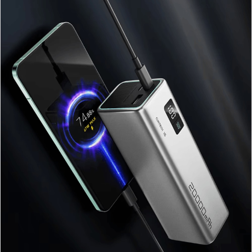 CUKTECH PB200 No15 SE 20000mAh 100W Power Bank With Screen Display 6