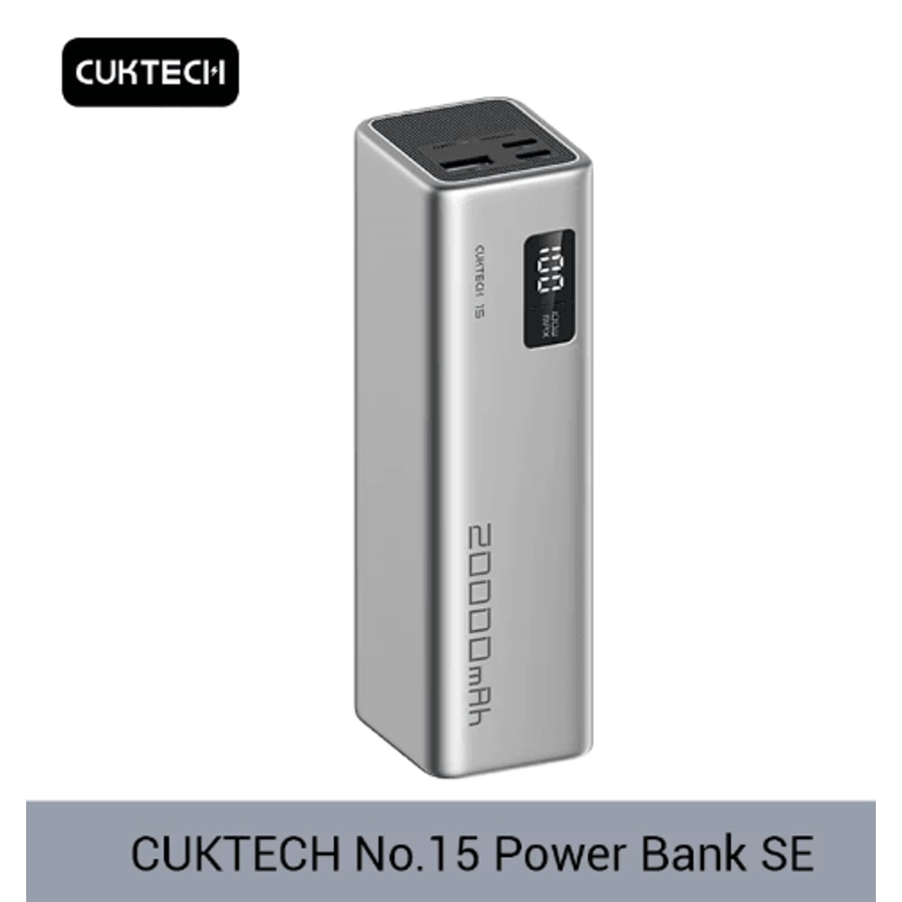 CUKTECH PB200 No15 SE 20000mAh 100W Power Bank With Screen Display 0