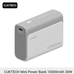 cuktech pb100s 10000mah pocket power bank 30w usb c two-way fast charging