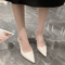 2024 Summer Pointed Toe Stiletto Sandals Elegant Banquet High Heels For Women 8