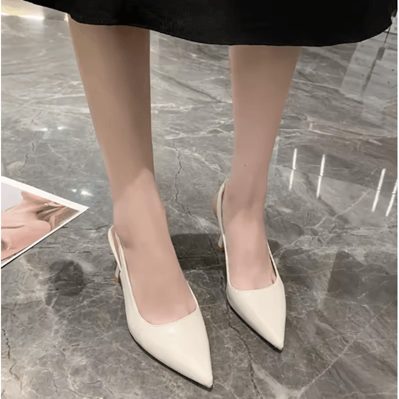 2024 Summer Pointed Toe Stiletto Sandals Elegant Banquet High Heels For Women 8