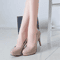 Classic Patent Leather Platform Wedding Pumps Nude High Heels For Women 34 To 42 1