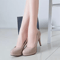 Classic Patent Leather Platform Wedding Pumps Nude High Heels For Women 34 To 42 5