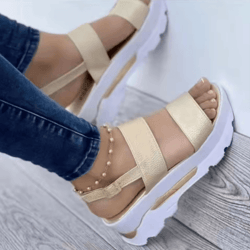 lightweight platform wedge sandals for women casual summer heel shoes