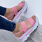 Lightweight Platform Wedge Sandals For Women Casual Summer Heel Shoes 6