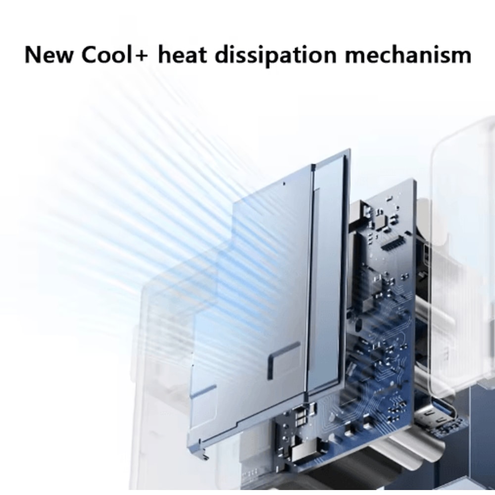 CUKTECH No10 120W GaN 3Port USB C Fast Charger For Laptop Smartphones 3