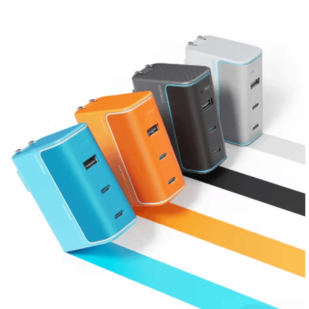 CUKTECH No10 120W GaN 3Port USB C Fast Charger For Laptop Smartphones 5