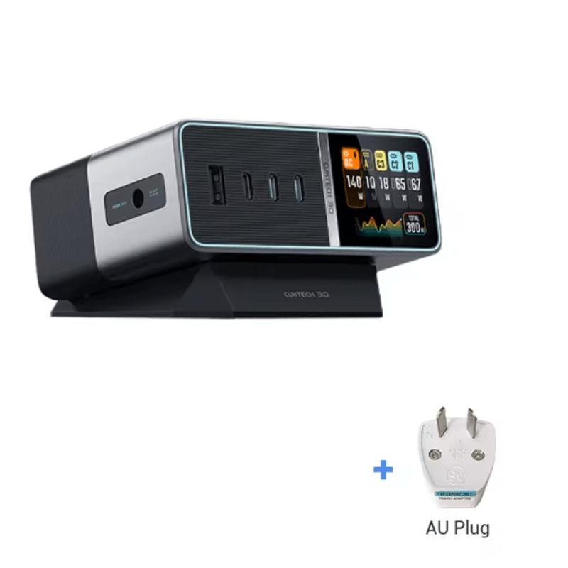 CUKTECH 30 Ultra 300W GaN Desktop Charging Station With Smart IPS Display 1