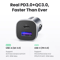 UGREEN Ultra Fast Car Charger USBC PD Quick Charge Adapter For IPhone Xiaomi 8
