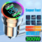 300W Dual USB Super Fast Car Charger With LED Light Voltage Monitor 5