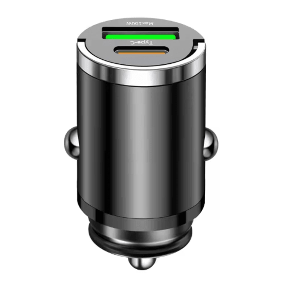 100W USBC PD Car Charger QC30 Fast Charging Cigarette Lighter Adapter 2