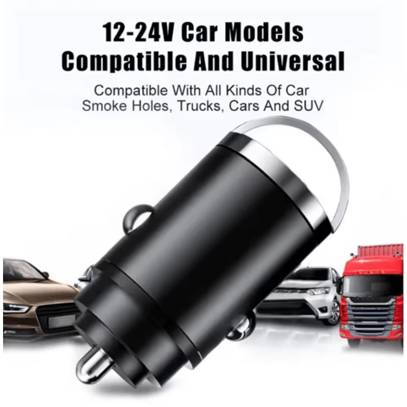 100W USBC PD Car Charger QC30 Fast Charging Cigarette Lighter Adapter 3