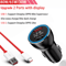 80W SuperVOOC Dual USB Car Charger For OnePlus Warp Dash Fast Charge Adapter 2