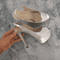 14CM Platform Gladiator High Heel Sandals Sexy Open Toe Party Wedding Shoes 7