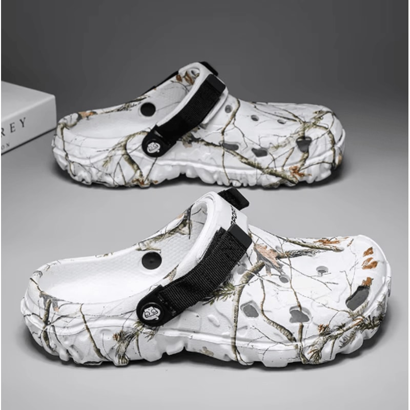 Classic Lightweight Anti Slip Garden Slippers Outdoor Platform Sandals For Men 3