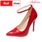 Aphixta Plus Size Pointed Toe Metal Buckle Stiletto Pumps 10CM To 12CM Party Heels 48 To 50 4