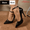 Aphixta Plus Size Pointed Toe Metal Buckle Stiletto Pumps 10CM To 12CM Party Heels 48 To 50 8