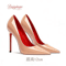 2026 Luxury Red Bottom 12CM Pointed Toe Stiletto Pumps For Party And Wedding 1