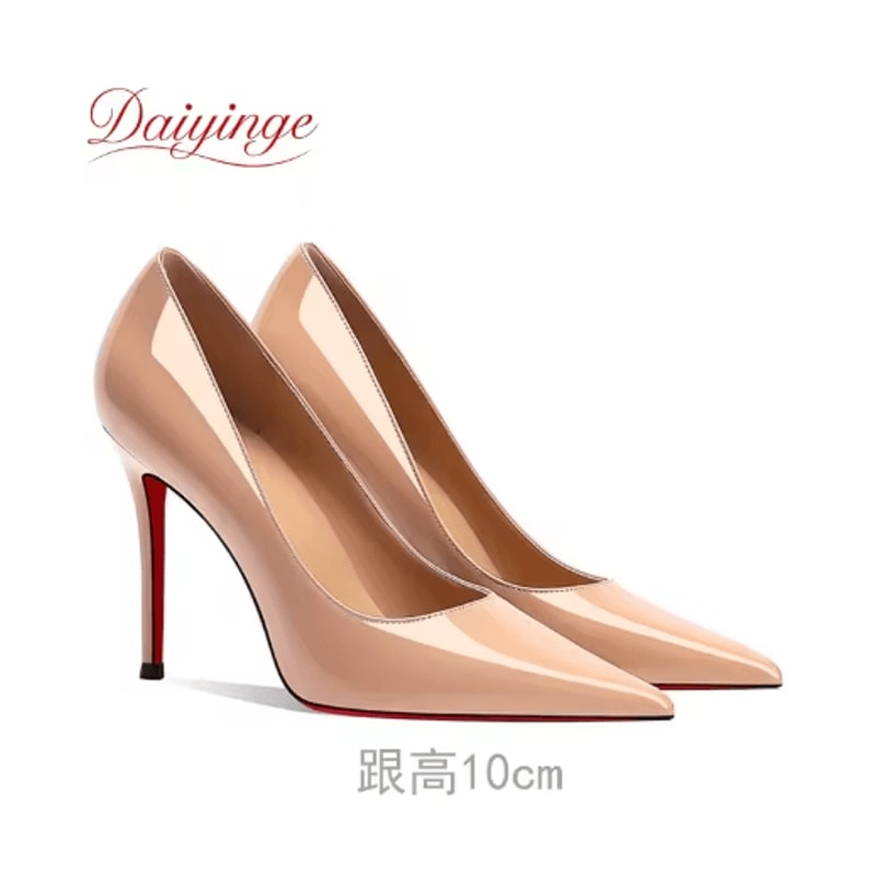 2026 Luxury Red Bottom 12CM Pointed Toe Stiletto Pumps For Party And Wedding 9